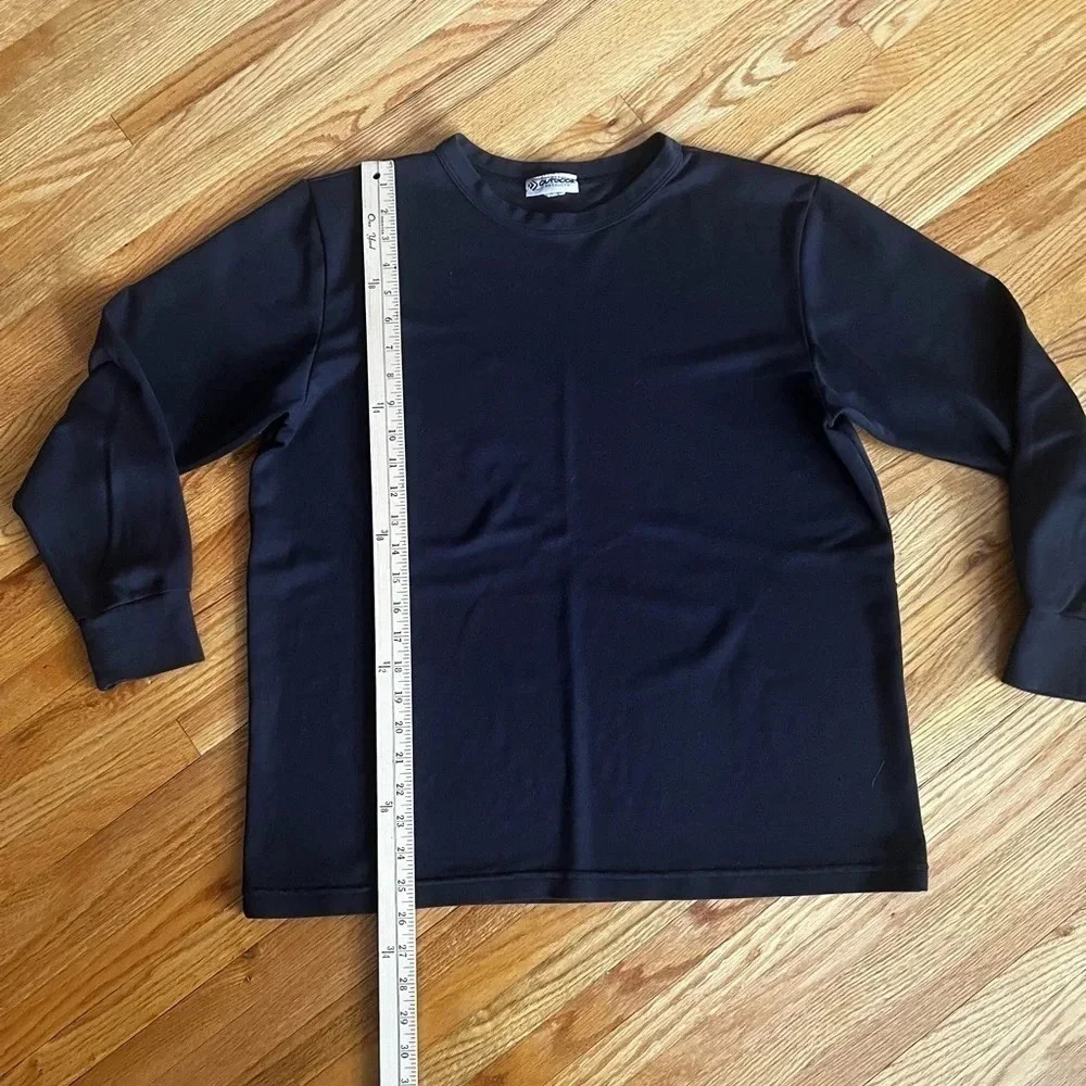 Black long sleeve thick dry fit type shirt